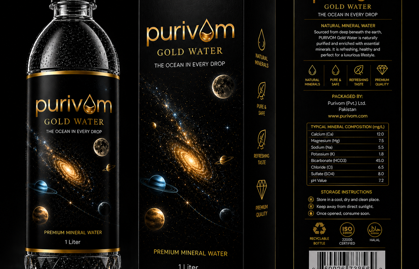 Gold Water 500 ML
