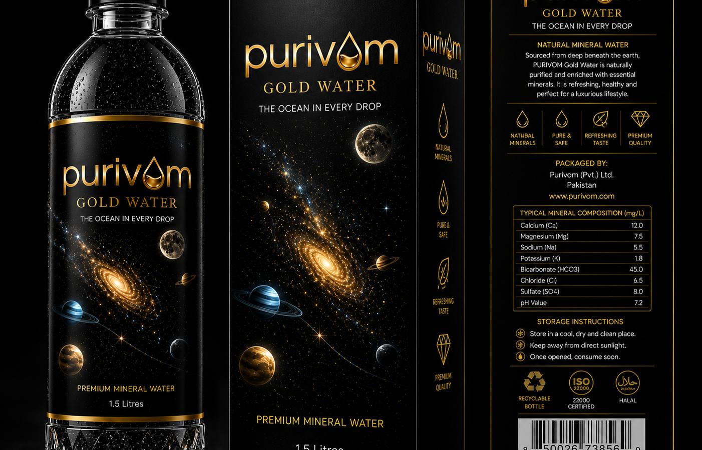 Gold Water 500 ML